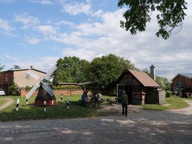 Windmühle Stove - Backhaus und Mühlenmodell des Mühlenvereins im Ort 2024