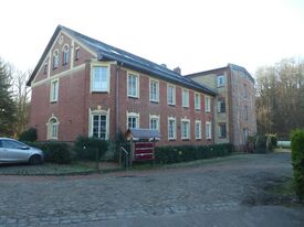 Wassermühle Moidentin - Ansicht von Müllerhaus und Mühle 2024