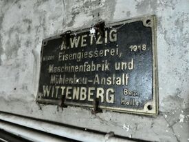 Wassermühle Warin - Tafel Mühlenbauer 2021