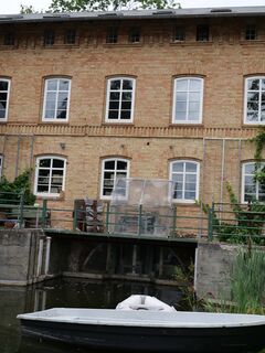 Wassermühle Dobbertin die Neue Mühle - Detail Zufluß zur Turbinenkammer 2025
