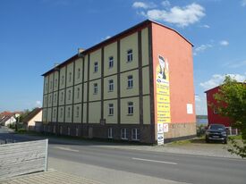 Motormühle in Richtenberg die Mühlenwerke - Ansicht des Gebäudes der einstigen Mühle 2024