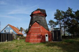 Windmühle Wieck a. Darß die Alte Mühle - Ansicht inmitten Ferienwohnanlage 2025
