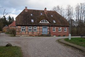 Wassermühle Eickhof - Ansicht auf Mühle 2024
