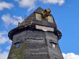 Windmühle Törpin - Mühle mit Blick zur Kappe 2025