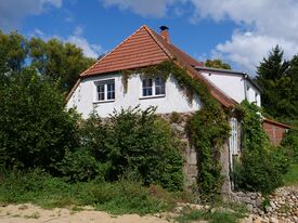 Wassermühle Helm die Wohldmühle - Ansicht Giebel Wasserseite aus Südwest 2025