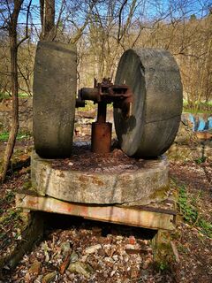 Wassermühle Neubrandenburg die Papiermühle - Kollergang 2021
