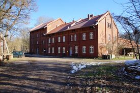 Wassermühle in Brömsenberg die Neumühle - Ansicht von Mühle und Müllerhaus 2025