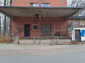Wassermühle Neubukow - Getreidespeicher Eingang mit Beladung 2025