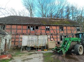 Wassermühle Bergholz - Ansicht vom Hof 2024