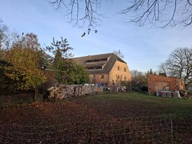 Motormühle Hermannshöhe - Ansicht Mühlenteil 2024