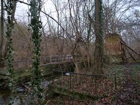 Wassermühle Wanzka - Ansicht Zulauf des Nonnenbaches 2025