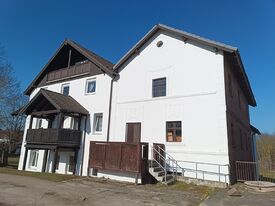 Wassermühle Rossow - Ansicht von Wohnteil und Mühle 2025