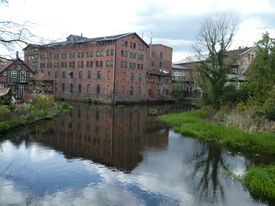 Wassermühle in Grabow Mühle Bollbrügge- Ansicht des Komplexes auf der Mühleninsel 2024