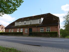 Wassermühle Ziethen - Längsfront die Straßenansicht 2024