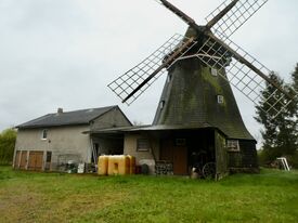 Windmühle Marlow, Zufahrt Hofgebäude 2023