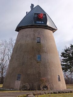 Windmühle Kamminke - Ansicht des kleinen Turmholländers 2024