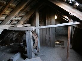 Wasssermühle Belling - Dachgeschoß mit Antrieb Fahrstuhl 2024