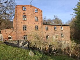 Wassermühle Sponholz - Ansicht Flußseite 2025