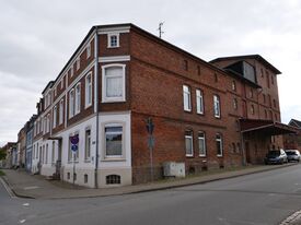 Motormühle Grevesmühlen die Mühle Ahrens - Müllerhaus und Mühle Questiner Weg - Ecke Bahnhofstraße 2024