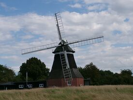 Windmühle Nantrow - Mühle von Westen 2024