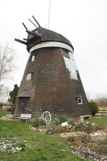 Windmühle Letzin - Mühle mit abgenommender Windrose 2024