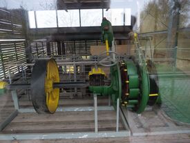 Wassermühle Burg Stargard - Turbinenachse und Schützregelung 2025