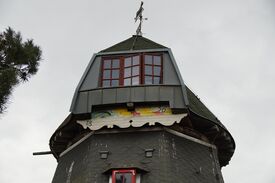 Windmühle 1 in Lichtenhagen - Ansicht der Kappe 2024