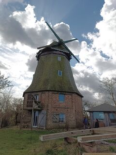 Windmühle 2 iBlankenhagen - Ansicht der Mühle 2024