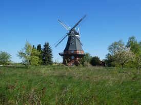 Windmühle Goldenbow - Ansicht der Mühle 2024