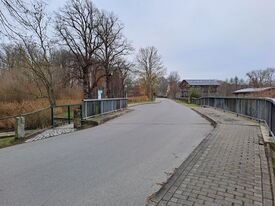 Wassermühle Neubukow - Ansicht Brücke / altes Wehr 2025
