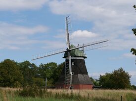 Windmühle Nantrow - Mühle von Westen 2024